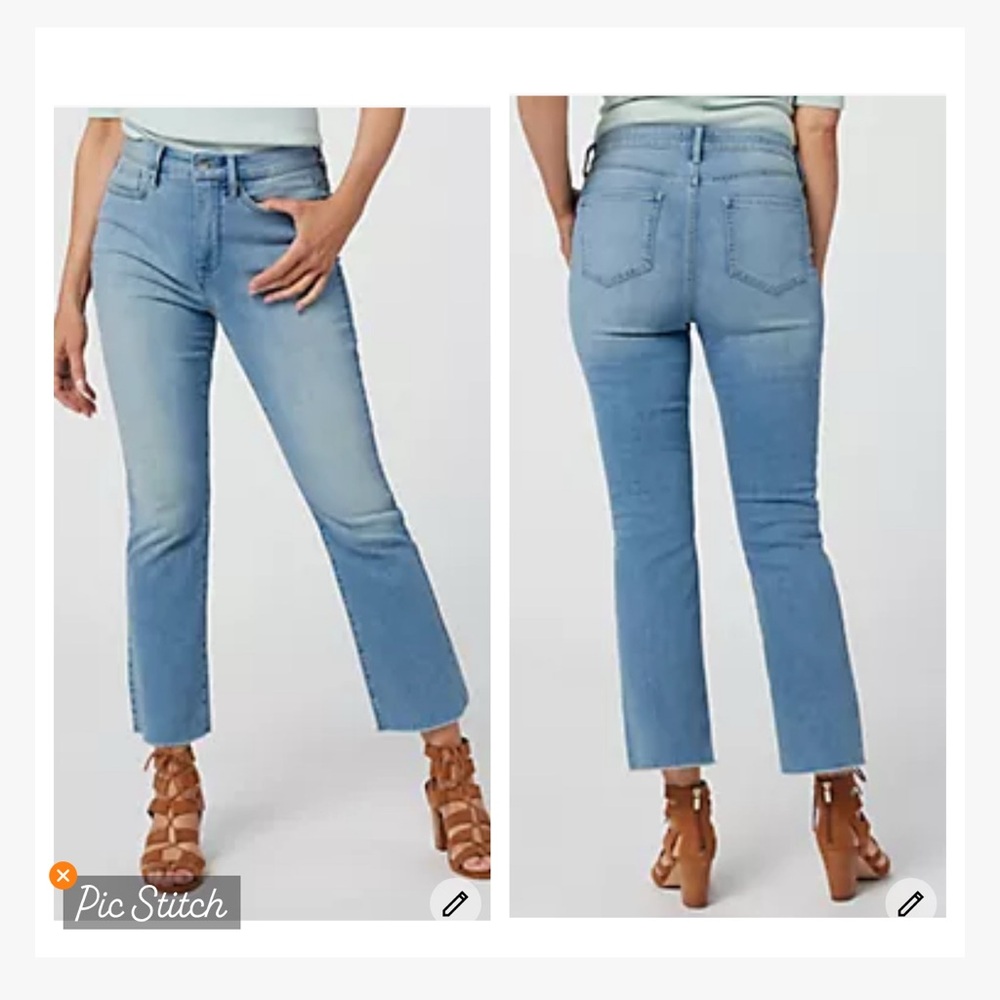 NYDJ Slim Boot Ankle Fray in Camille